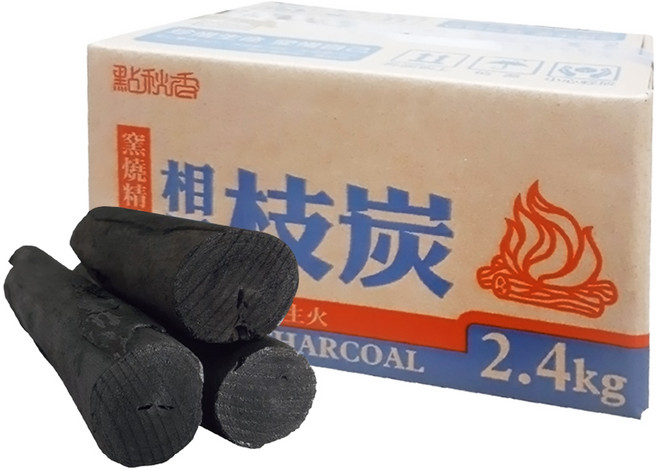 點秋香 窯燒精煉相思枝炭, 1組, 2.4kg