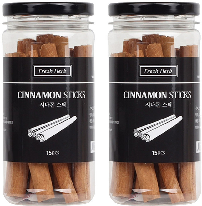 신선약초 시나몬 스틱 15p, 2개, 120g