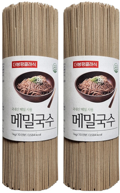 더봉평클래식 메밀국수, 1kg, 2개