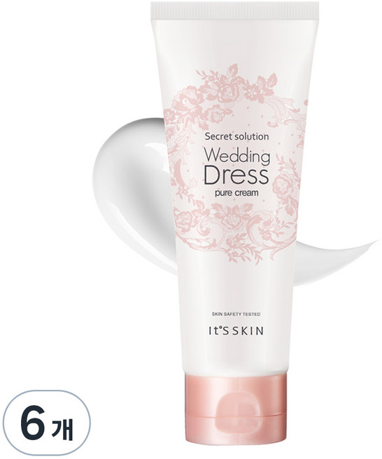 잇츠스킨 시크릿 솔루션 웨딩드레스 퓨어 크림 100ml, 화이트, 6개