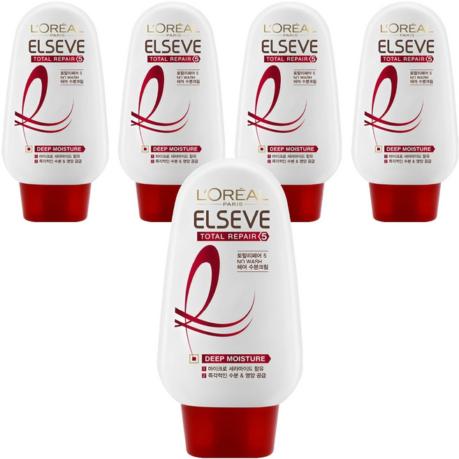 로레알파리 토탈 리페어5 헤어 모이스처크림 프로엑스, 110g, 5개