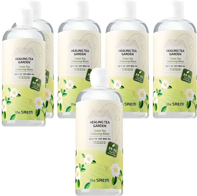 더샘 힐링 티 가든 그린티 클렌징 워터, 500ml, 6개