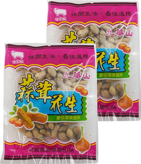 可富 蒜茸花生殼, 120g, 2包