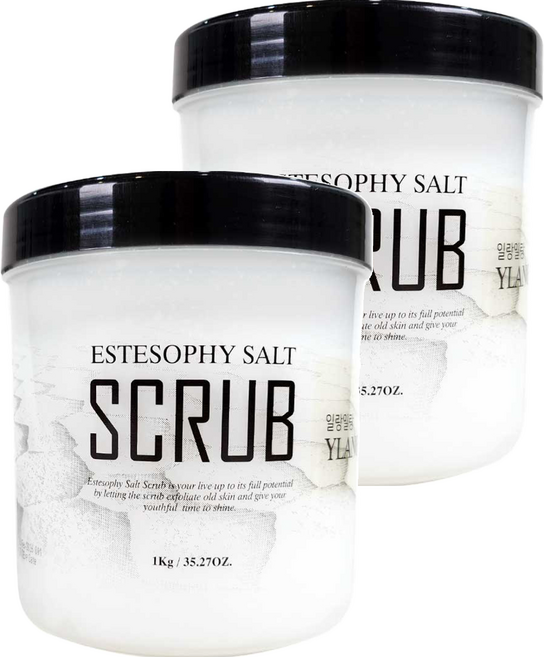 에스테소피 솔트 솝 바디 스크럽 일랑일랑, 2개, 1kg