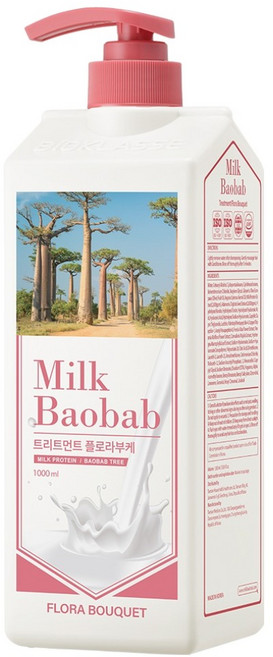 밀크바오밥 플로라부케 헤어트리트먼트, 1L, 1개