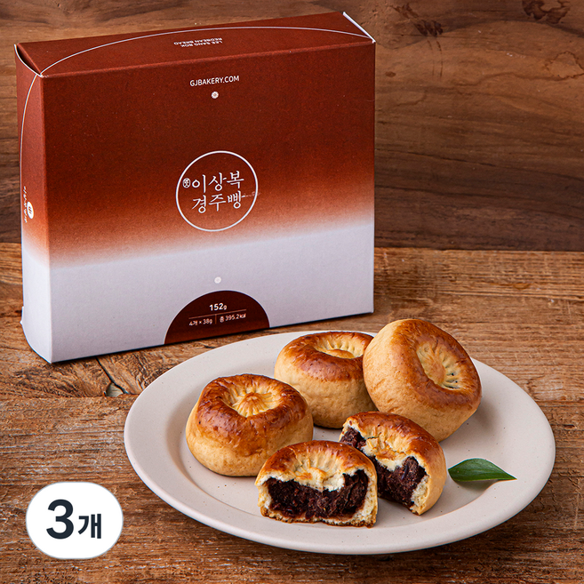 이상복명과 경주빵, 38g, 4개입, 3개