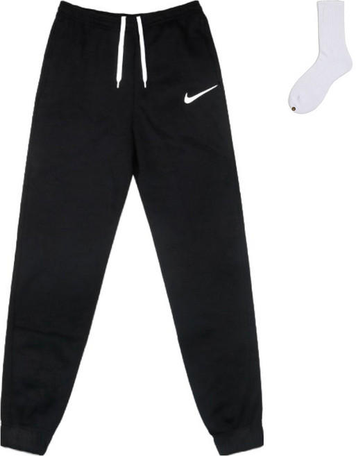 Nike 男款 Park Swoosh 束口褲 CW6907-010 + Welldone 襪子