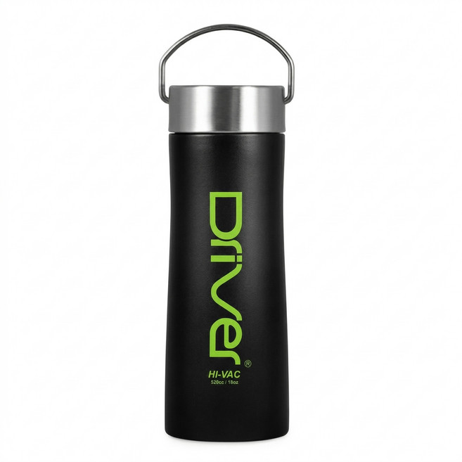 Driver All New 長效316真空保溫瓶, 黑綠, 520ml, 1個