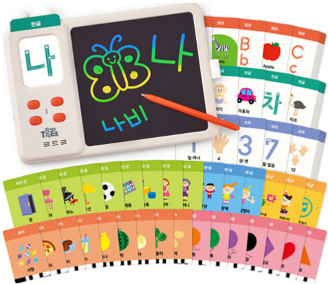 마이리틀타이거 한글 영어 200 사운드패드, 혼합색상, 1개