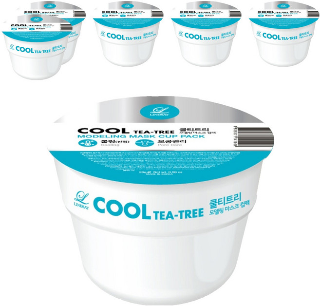 린제이 티트리 모델링 컵팩 28g, 1개입, 6개