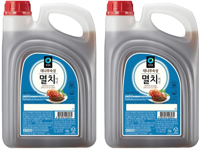 청정원 멸치액젓, 5kg, 2개