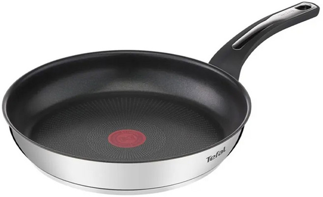 Tefal 特福 精靈不鏽鋼複合不沾平底鍋, 28cm, 1個