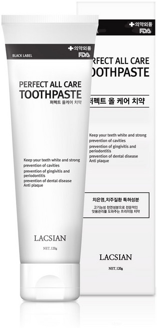 라끄시안 퍼펙트 올 케어 치약, 120g, 1개