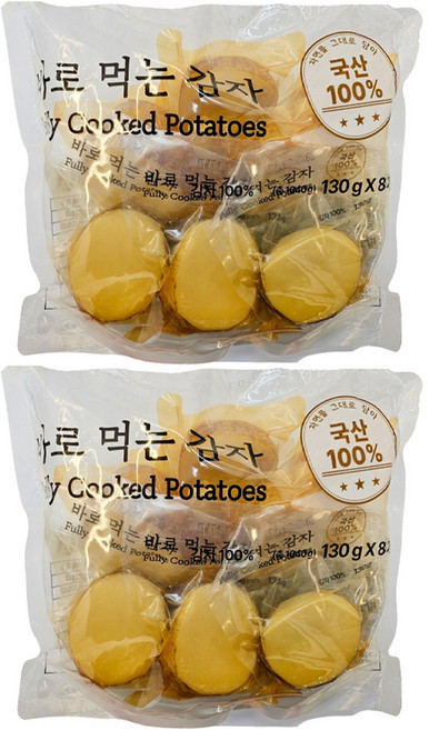 한울 바로 먹는 순수 감자 8p, 2개, 1.04kg