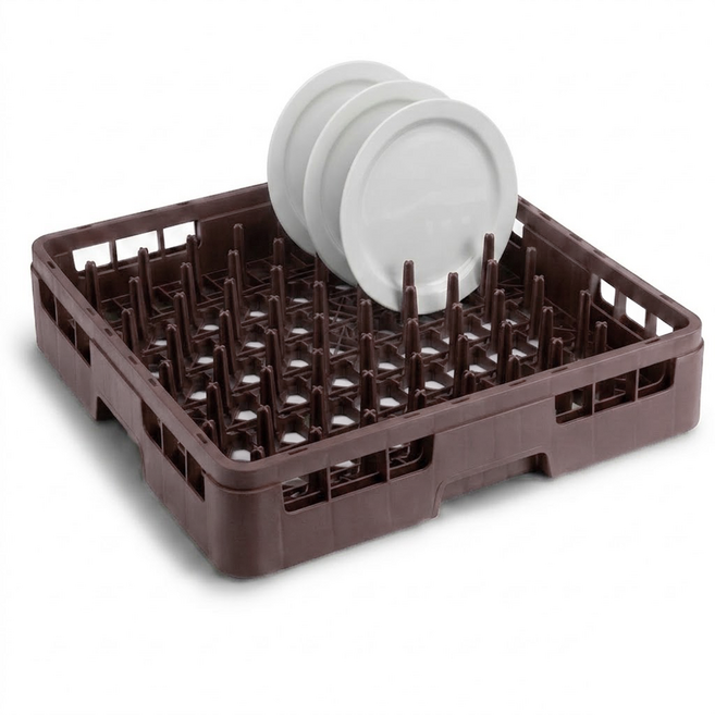 리빙메이트 업소용 식기세척기 바구니 64핀랙, 1단, 브라운, 1개