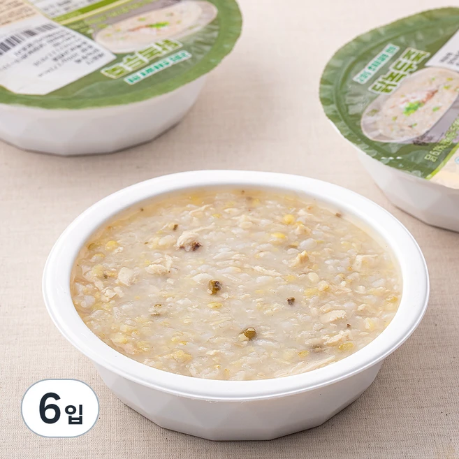 섬죽 닭녹두죽 (냉장), 300g, 6입 - 쿠팡