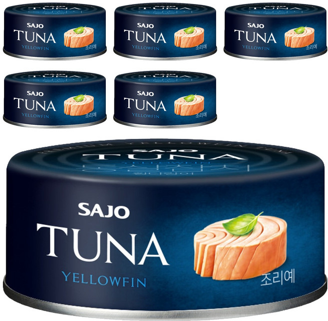 사조 참치 황다랑어, 6개