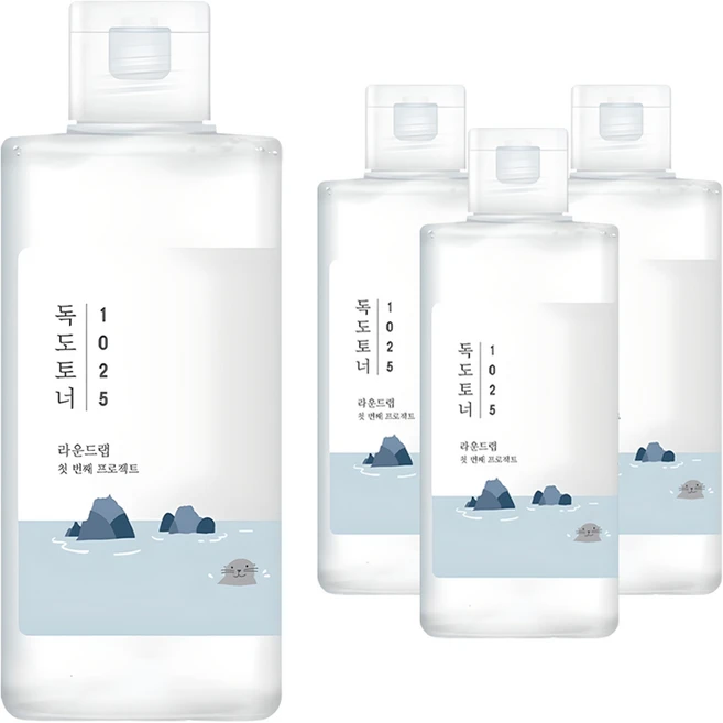 라운드랩 1025 독도 토너, 200ml, 4개 - 쿠팡