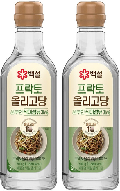 백설 올리고당, 700g, 2개