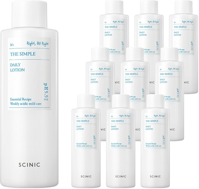 싸이닉 더 심플 데일리 로션, 300ml, 10개