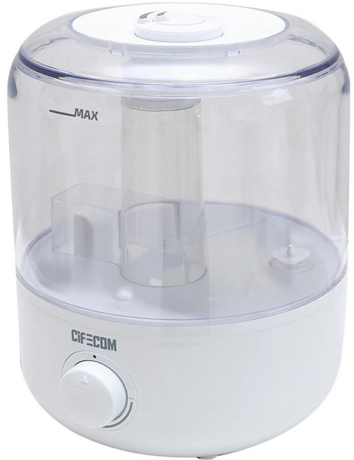 시프이컴 심플 2.5L 간편 세척 초음파 가습기, QT-JS1922, 화이트
