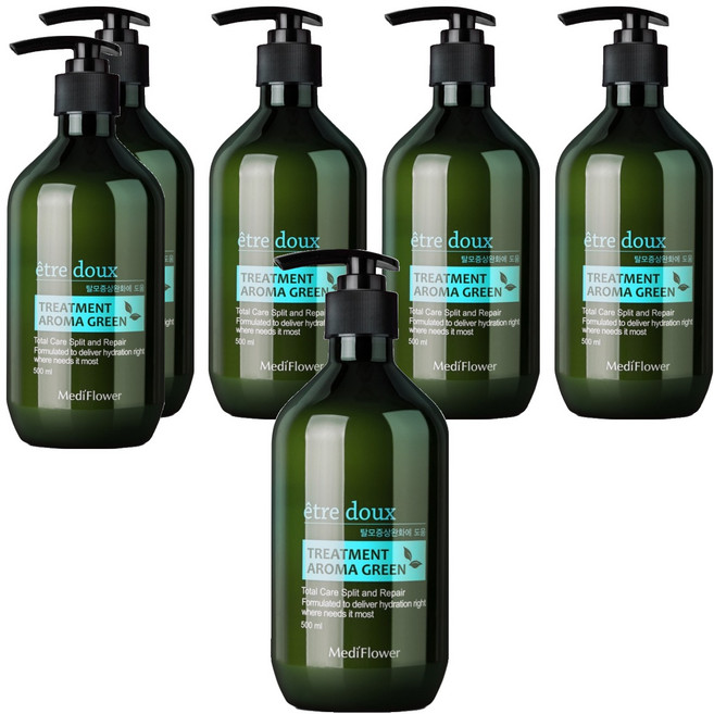 메디플라워 에트투스 아로마 그린 탈모 트리트먼트, 500ml, 6개