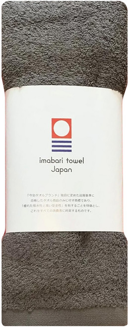 Imabari towel 今治毛巾 ORIM BULKY PRO 長毛厚實款大浴巾 100%棉 68x140cm, 棕色, 1條