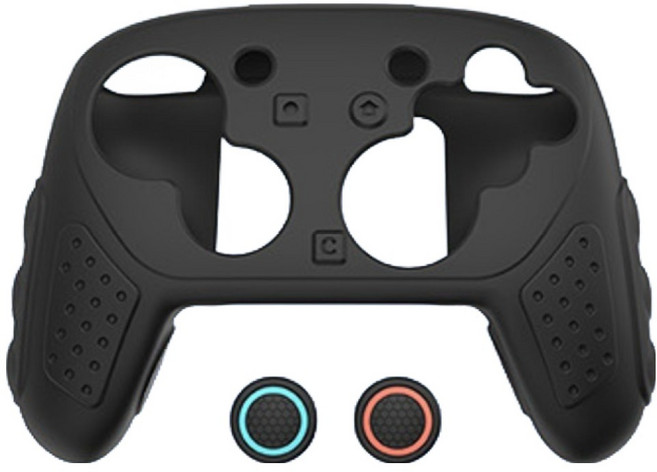 이이네 닌텐도 스위치2 프로콘2 실리콘 그립 커버 케이스, 클래식블랙, 1개, L1213