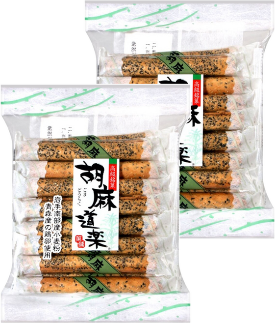 胡麻道樂 餅乾, 200g, 2袋