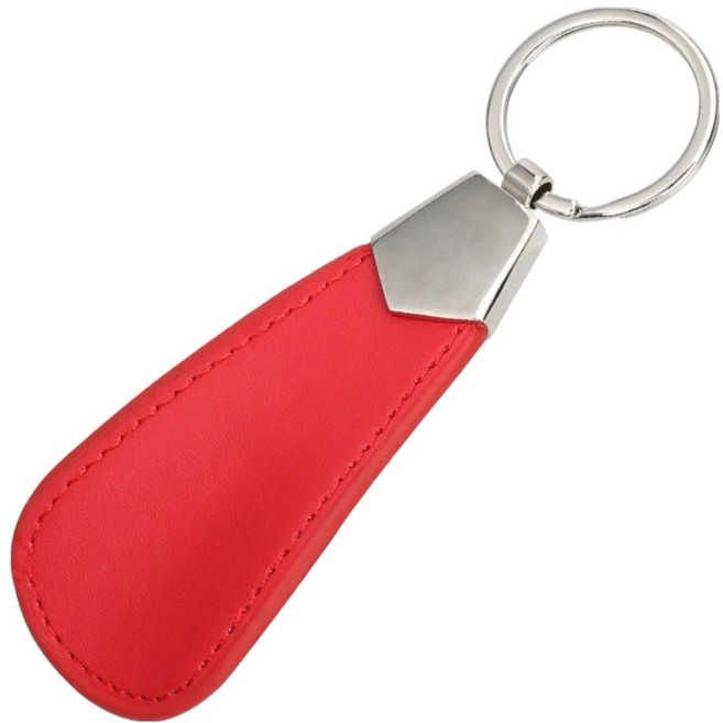 오코로 휴대용 미니 구두주걱 키링, 레드, 1개