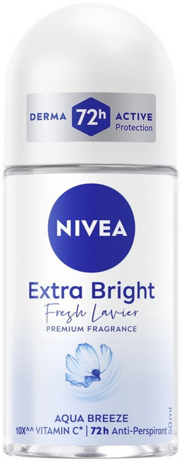 NIVEA 妮維雅 台灣公司貨 香氛淨白系列 止汗爽身乳液 雋藍靜謐, 50ml, 1個