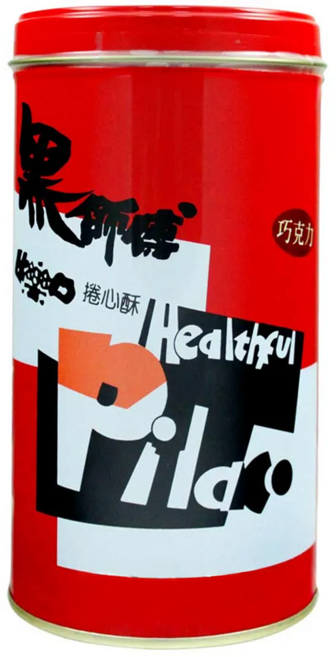 Healthful 黑師傅 捲心酥 巧克力口味, 400g, 1罐