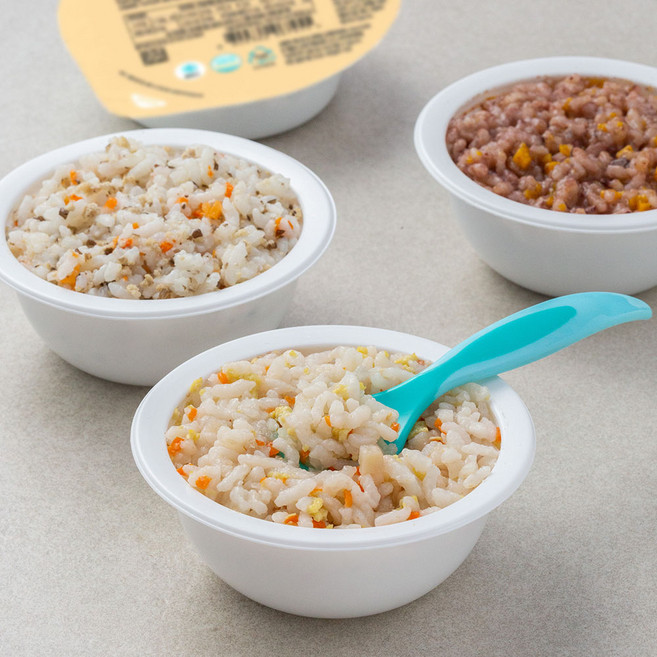 짱죽 냉장 이유식 후기 진밥(11~12개월부터) D세트, 한우백일송이진밥 + 돈불고기유부진밥 + 영양찰진밥 + 스크램블에그진밥, 800g, 1세트