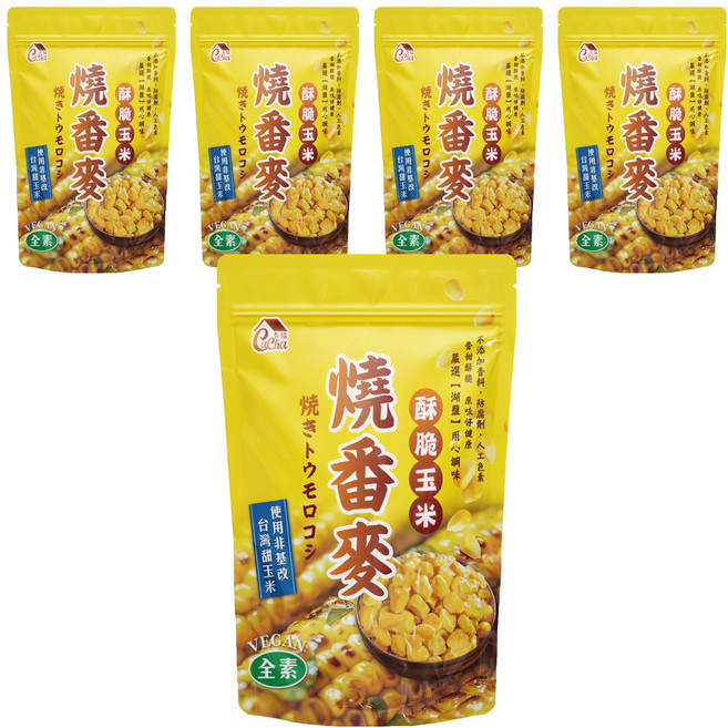 CACHA 卡恰 燒番麥酥脆玉米, 70g, 5包