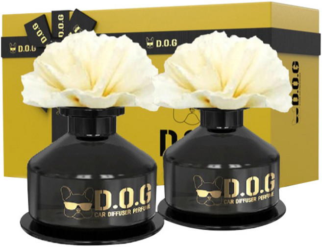 도그독 차량용 디퓨저 100ml, 블랙체리, 2개