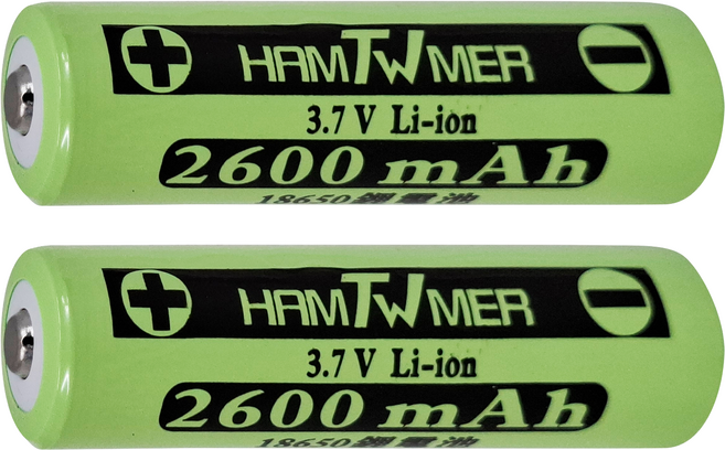 TWHAMMER 焊馬 可充電式鋰單電池 2600mAh CY-H5109, 2個, 1入