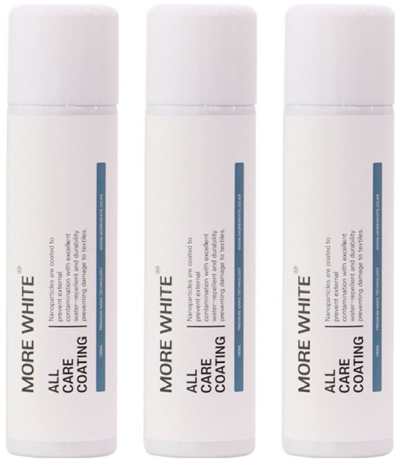 모어화이트 올케어 코팅 발수 방오제, 3개