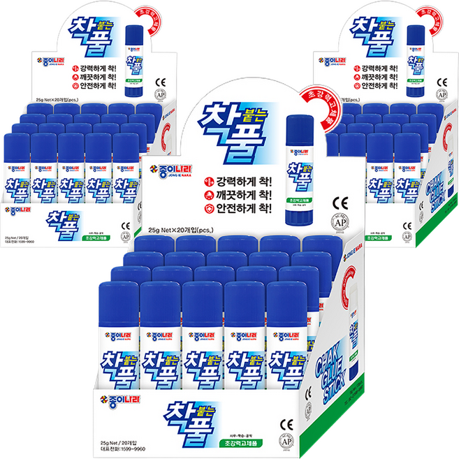 종이나라 착풀, 25g, 60개
