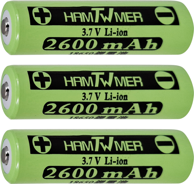 TWHAMMER 焊馬 可充電式鋰單電池 2600mAh CY-H5109, 3個, 1入