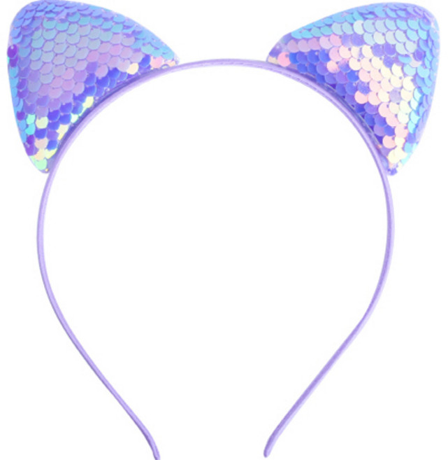 반짝반짝 고양이 파티 머리띠, 11, 1개