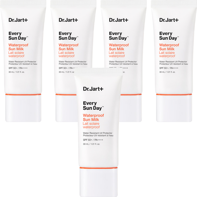닥터자르트 에브리 선 데이 워터프루프 선 밀크 SPF50+ PA++++, 30ml, 5개