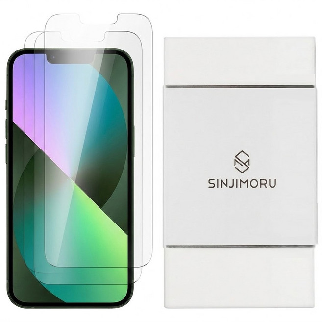 SINJIMORU 手機 螢幕保護貼 鋼化玻璃 iPhone 13 / 13 Pro 防眩光 霧面 防指紋 9H硬度 3片組