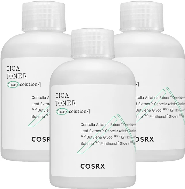코스알엑스 퓨어 핏 시카 토너, 3개 - 쿠팡