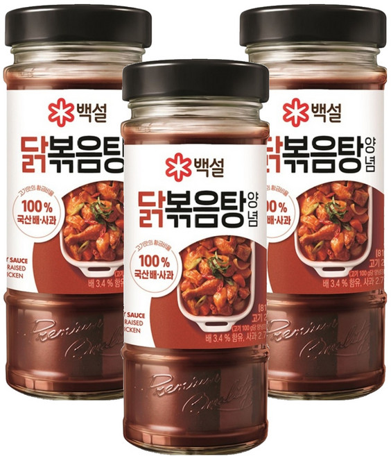 백설 닭볶음탕 양념, 490g, 3개