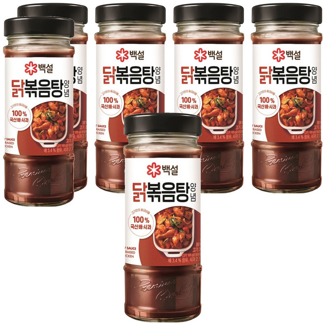 백설 닭볶음탕 양념, 490g, 6개