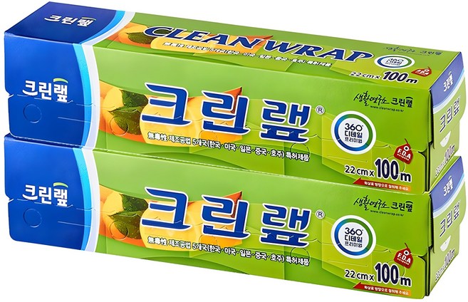 크린랲 위생랩, 100m, 2개