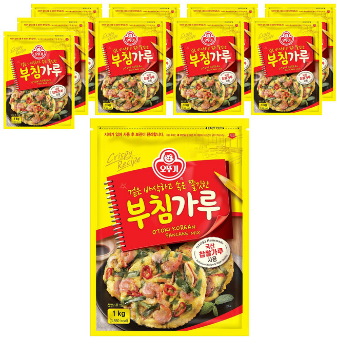 오뚜기 부침가루, 1kg, 10개