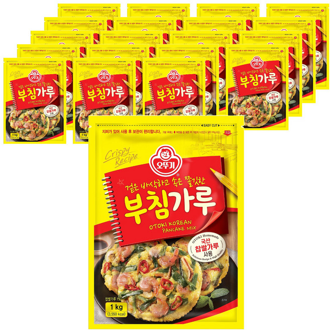 오뚜기 부침가루, 1kg, 20개