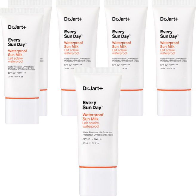 닥터자르트 에브리 선 데이 워터프루프 선 밀크 SPF50+ PA++++, 30ml, 6개