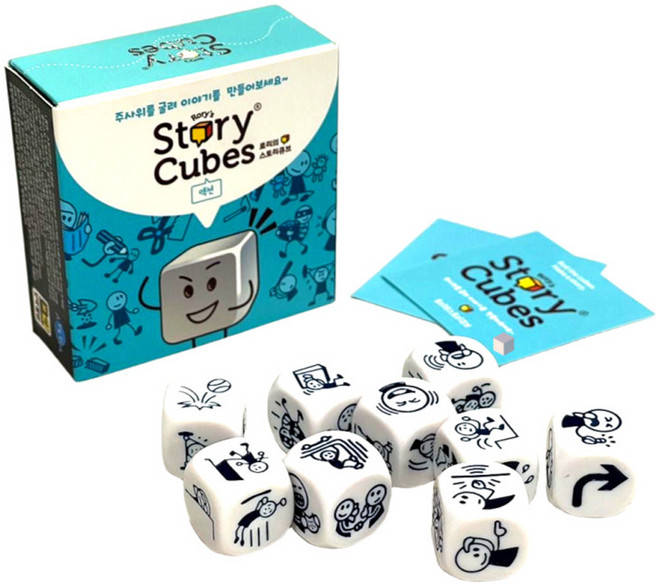 스토리큐브 액션 보드게임, 혼합색상, 1개